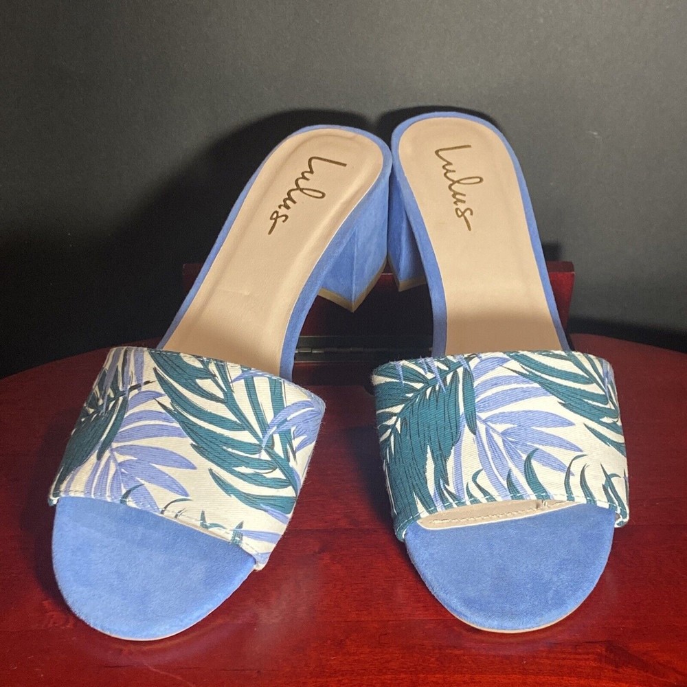 lulu’s Jax Fuchsia Suede Mules Heels